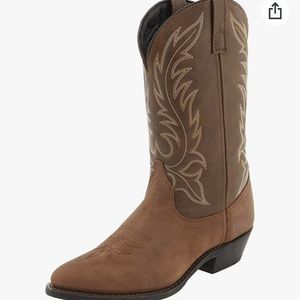 Laredo Kadi/Lea Vamp Fox 5742  Cowboy Boots sz 9.5